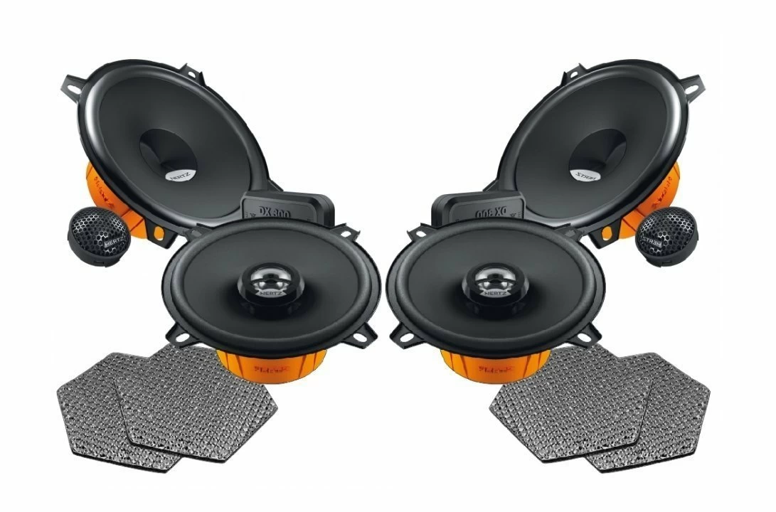 Pachet difuzoare auto Hertz Dieci dedicat Dacia Logan 1 (2004–2012)