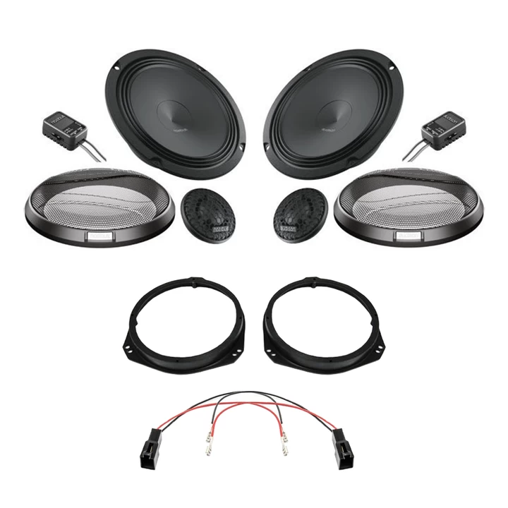 Pachet difuzoare auto Audison Prima dedicat usi fata Alfa Romeo Stelvio, RMS 100 W