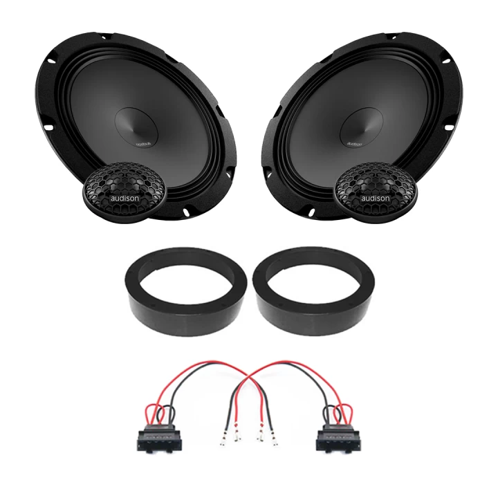 Pachet difuzoare auto Audison Prima dedicat usi fata Volkswagen Tiguan 2016-, RMS 100W, 200mm