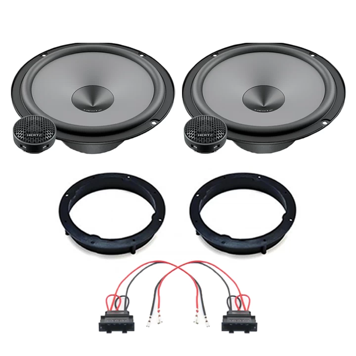 Pachet difuzoare auto Hertz Uno dedicat usi fata Skoda Kamiq 2018-, RMS 75W