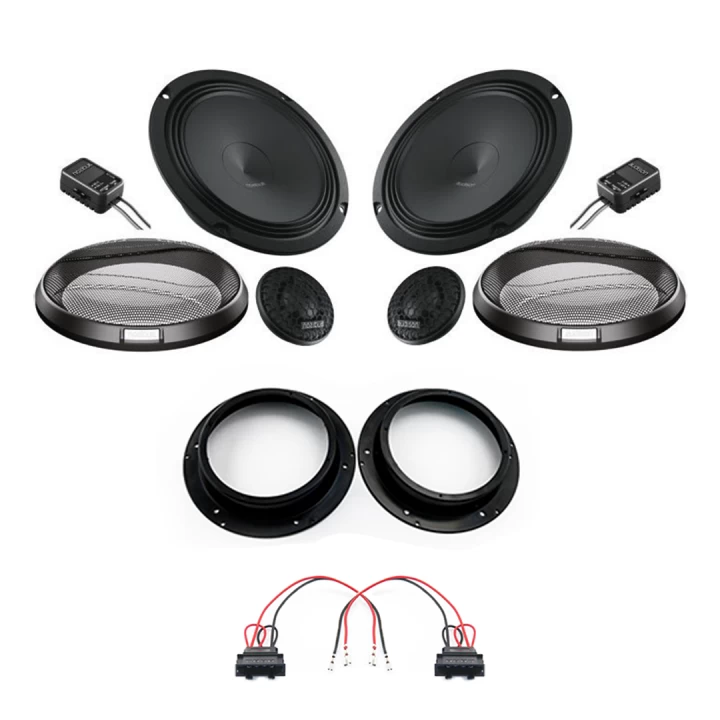 Pachet difuzoare auto Audison Prima dedicat usi fata Volkswagen Touareg 2010-2018, RMS 100W
