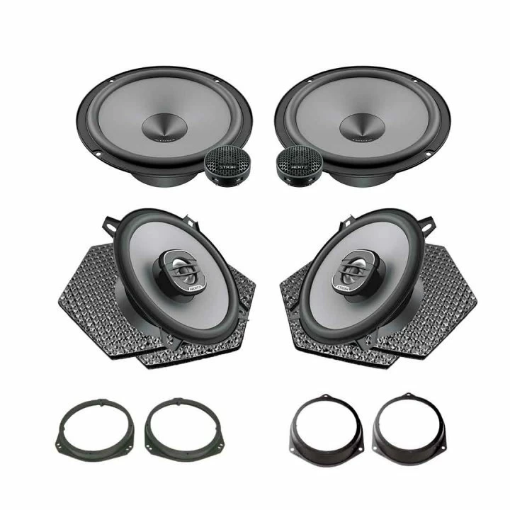 Pachet difuzoare auto Hertz Uno dedicat Opel Corsa E 2014-2019, RMS 75W