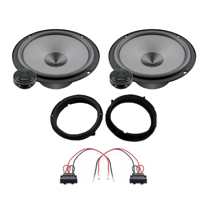 Pachet difuzoare auto Hertz Uno dedicat usi fata Volkswagen Caddy 2020-, RMS 75W