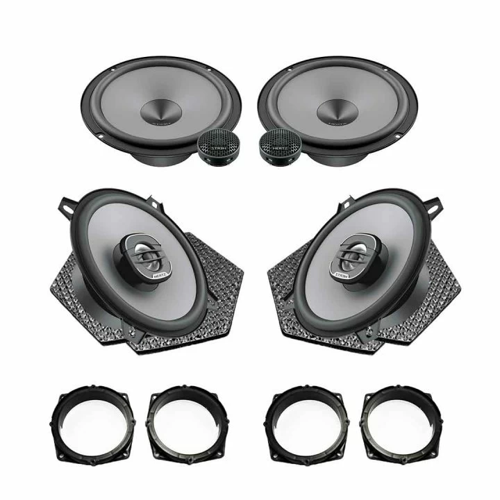 Pachet difuzoare auto Hertz Uno dedicat Mitsubishi Colt 2004-2012, RMS 55W