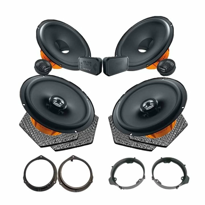 Pachet difuzoare auto Hertz Dieci dedicat Mercedes GLK 2008-2015, RMS 80W