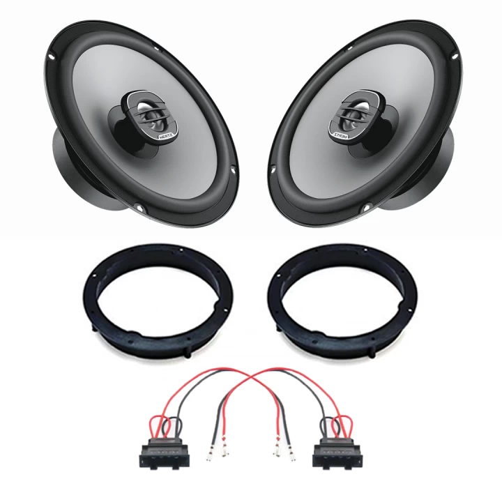Pachet difuzoare auto Hertz Uno dedicat usi spate Skoda Fabia 2014-2021, RMS 55W