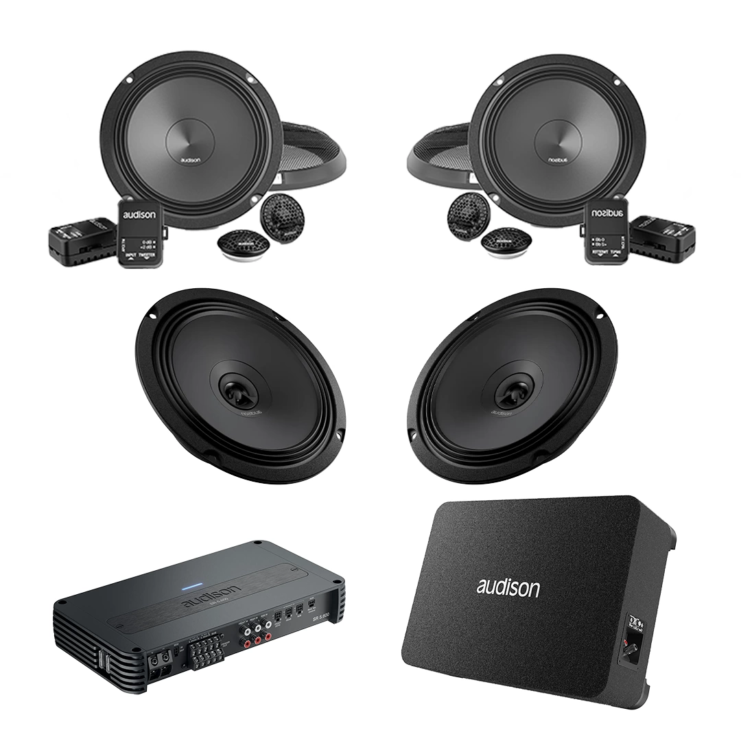 Pachet Difuzoare Auto cu subwoofer Ford S-Max 2015-2023 Audison Prima 1010 W