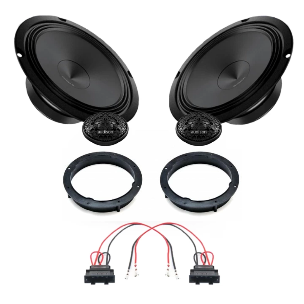 Pachet difuzoare auto Audison Prima dedicat usi fata Skoda Rapid 2012-, RMS 100W