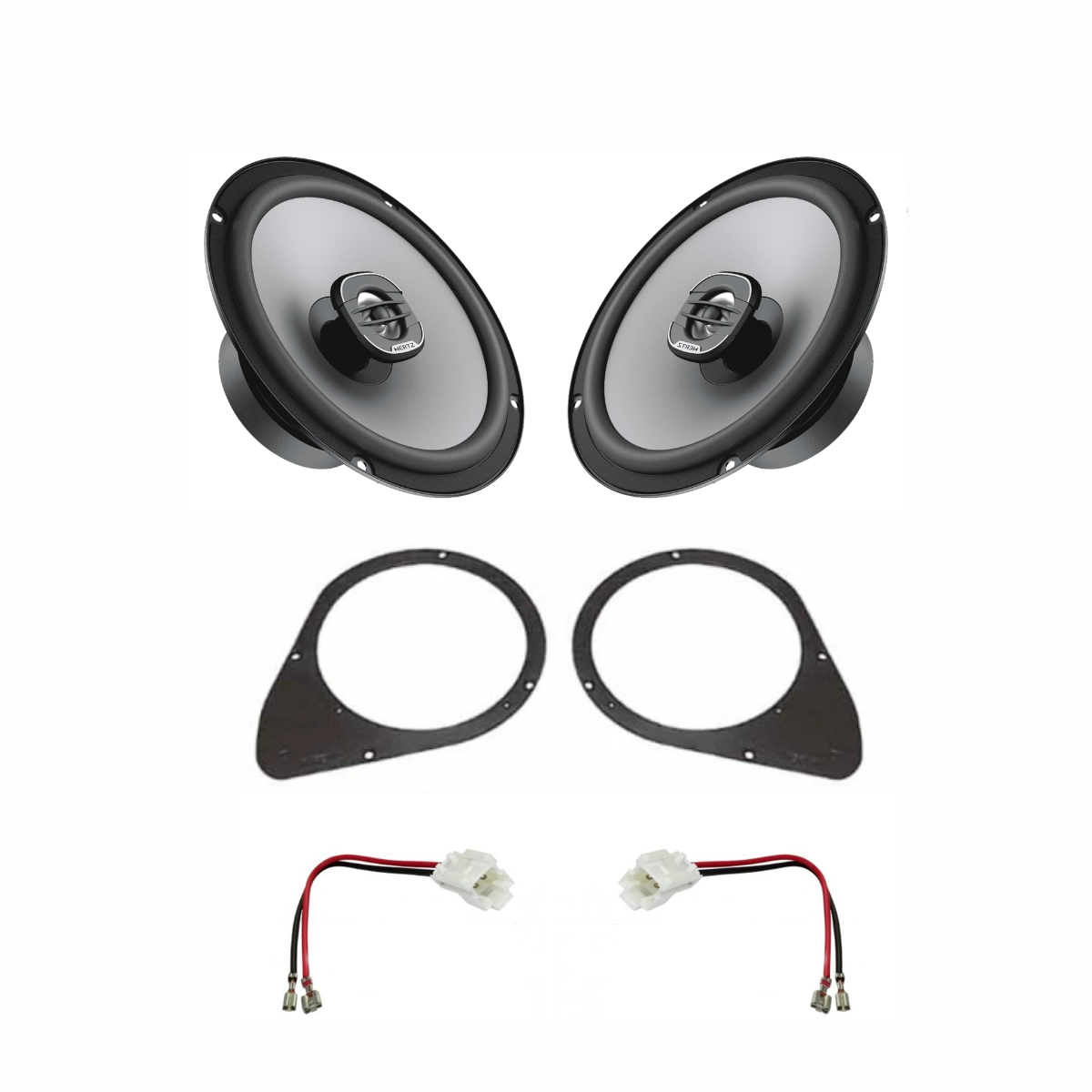 Pachet difuzoare auto Hertz Uno dedicat usi spate Fiat 500 2010-, RMS 55W