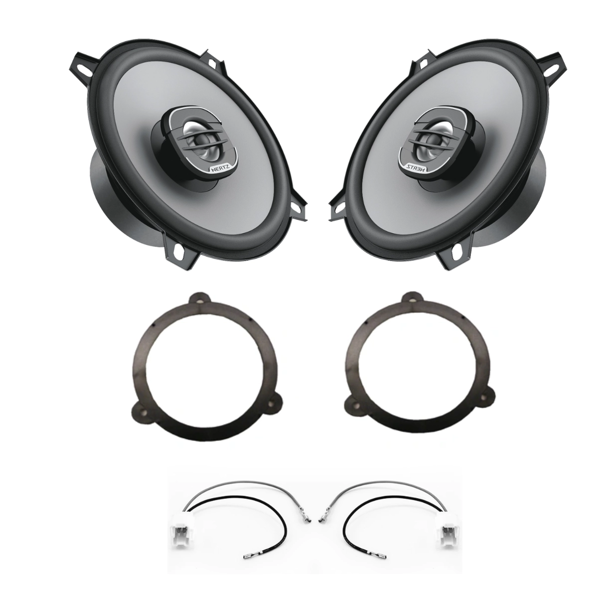 Pachet difuzoare auto usi Spate Renault Clio 4 2012-2015 Hertz Uno 55 W